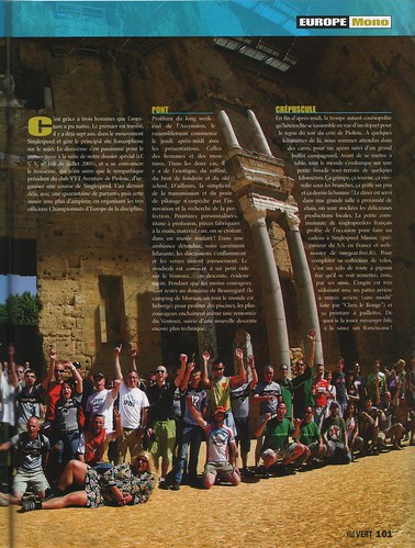 SSEC article in Velo VERT magazine. Page 2