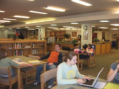Student work area by uhighlibrary