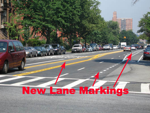 New Lane Markings