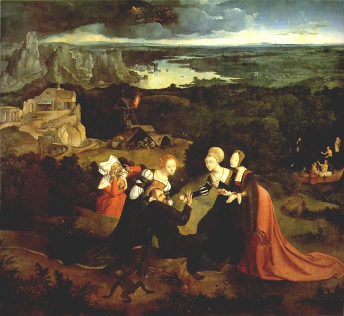 Temptation of Saint Anthony by Patinir and Metsys