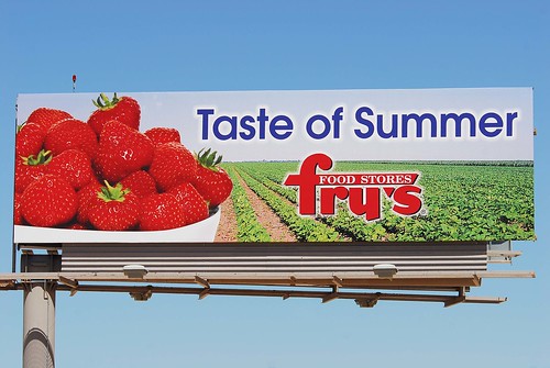 Fry's Food Stores billboard - Taste of Summer - Santan Freeway Loop 202, Chandler, AZ