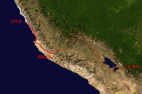 Lima-LaPaz via Nazca