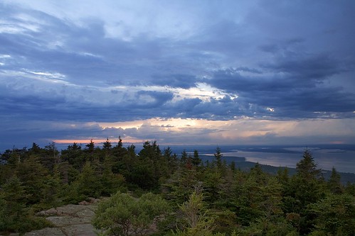 Sunset from the Top of Cadillac Mountain