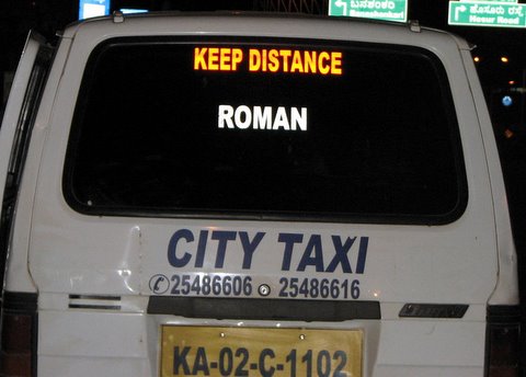 Roman city taxi