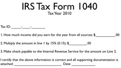 Flat Tax Proposal