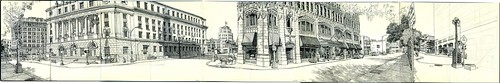 houston street panorama (still in progress) and a preview of navarro street