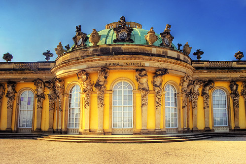 Potsdam Sanssouci Palace by Wolfgang Staudt.