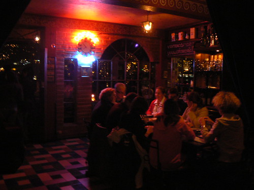 Cafe Mosaico, Quito, interior at night