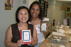 Aunty Sarita and mommy at their card making class