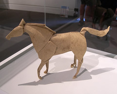 Origami horse, Peabody Essex Museum, Salem
