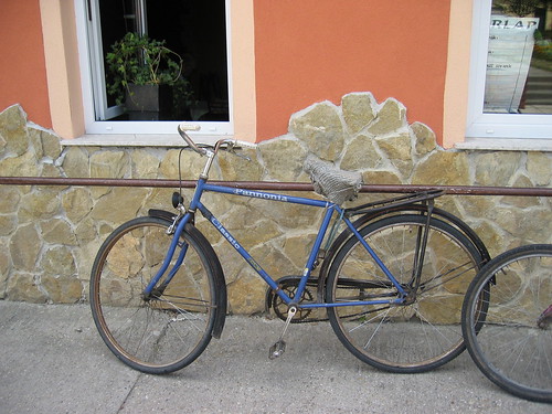 Bicycle outside a pub