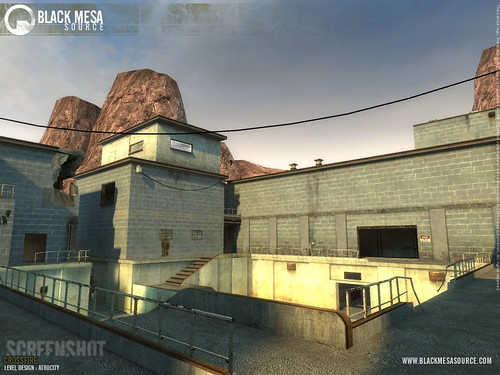 Black Mesa base exterior