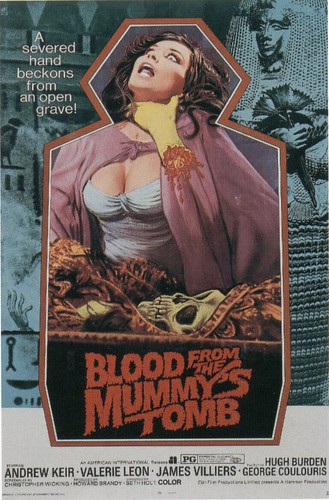 Blood from the mummy's tomb dans cinema