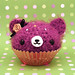Amigurumi Cupcake bear for Rosalie