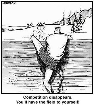 CSL Cartoon Stock: Obstacle Course by Fred Seibert.