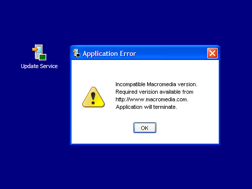 Sony Ericsson Update Service - Fehlermeldung