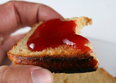 Brioche Toast With Strawberry Jam