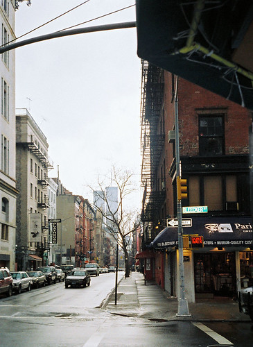 Sullivan Street, New York City, March 2001.