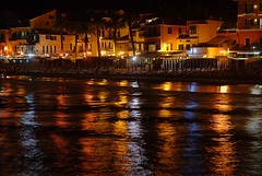 Alassio Beachfront By Night
