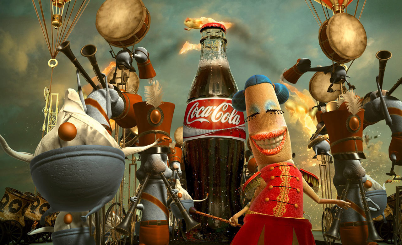Coca Cola - The Happiness Factory characters by Psyop