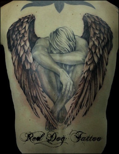 Angel Back Tattoo
