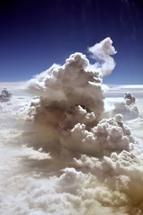 Thunderstorm from the plane - by Signalkuppe