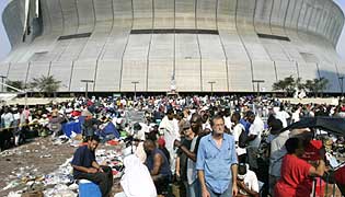 Superdome after Katrina