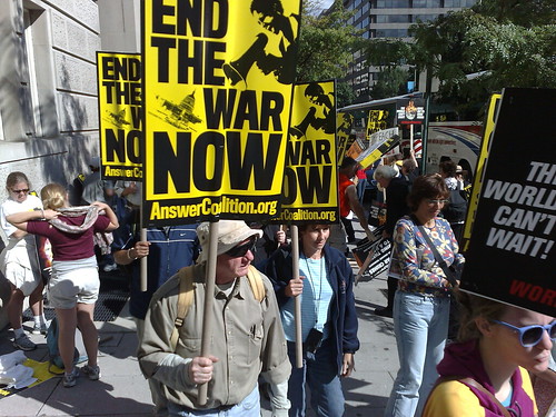 anti-war protest