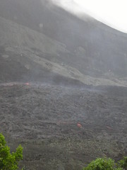 View over lava field