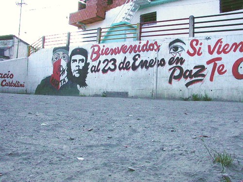 mural tupamaro, barrio 23 de enero, caracas