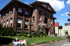 Carnegie's Public Library in Ballard Seattle is now a restaurant.