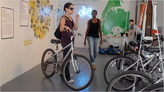 Bicycle sharing project-exhibit in NYC