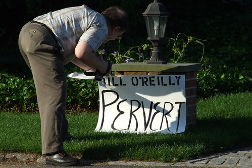 O'Reilly's landmark entrance to his driveway