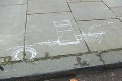 Mysterious Chalk Drawing - Balfe Street