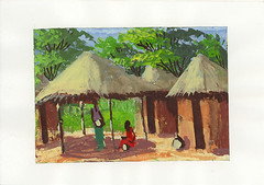 Note card from D.R. Congo