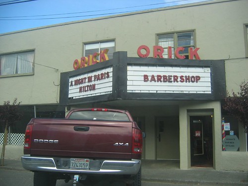 movie theater, orick, california