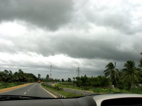 Monsoon weather road to mysore