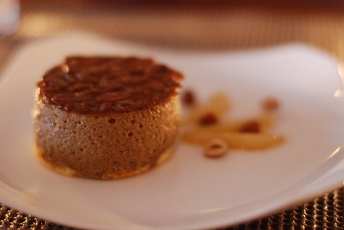 Brown Ale Mousse, Almond Cake and Almond Toffee