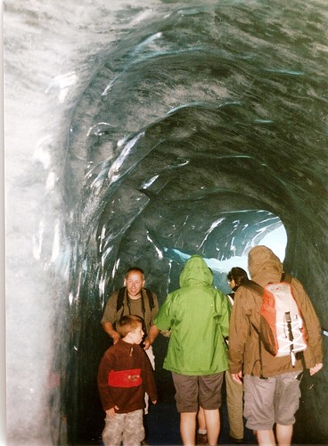 Inside the glacier again