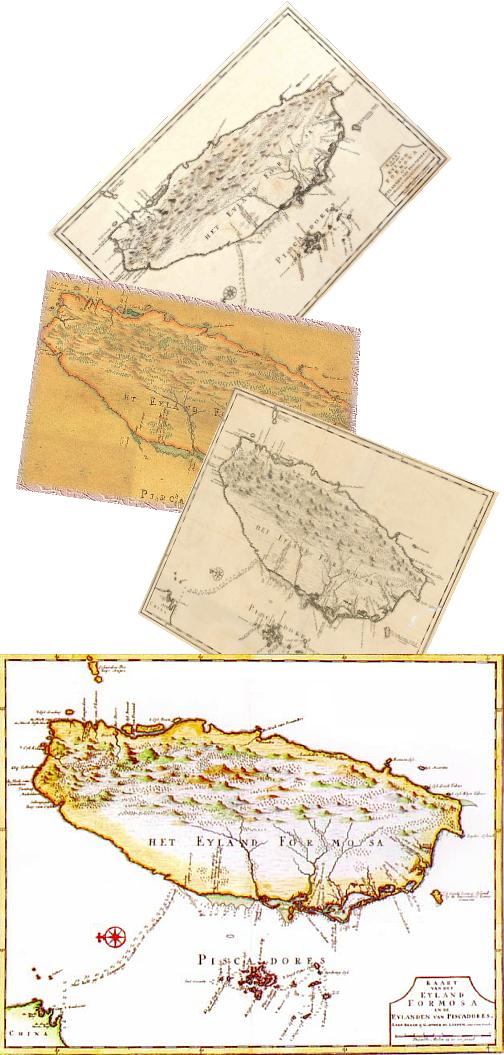 無限台南-台灣古地圖1636年-1