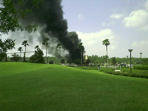 Fire at Walt Disney World