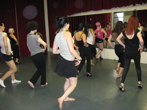 Michelle L'Amour Teaching at the New York School of Burlesque