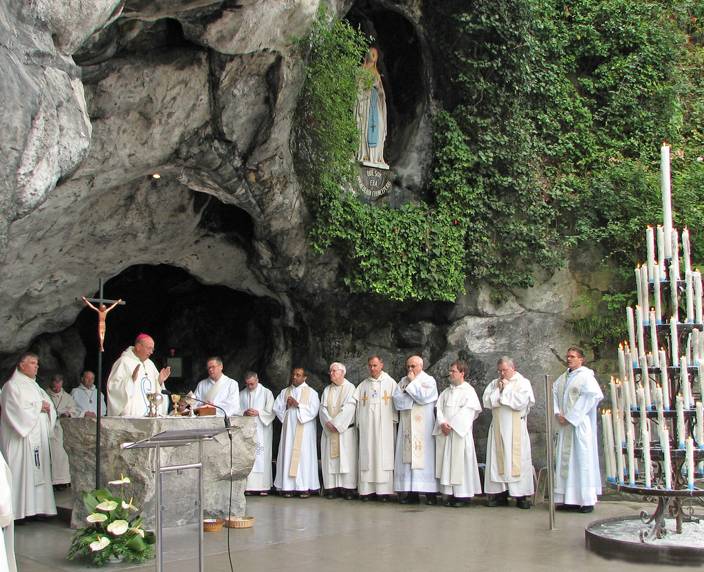 Mass at the Grotto