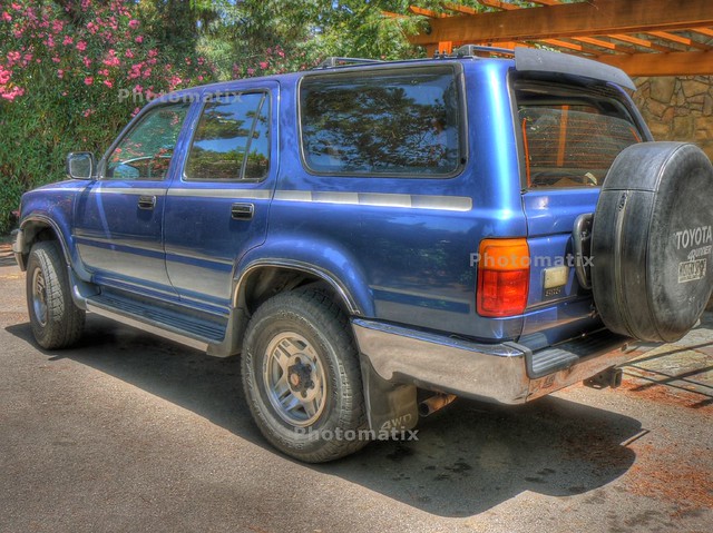 truck toyota 4runner 1991 hdr photomatix