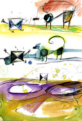 mataparda espinita comic bocetos proceso charquitos bocetos de color
