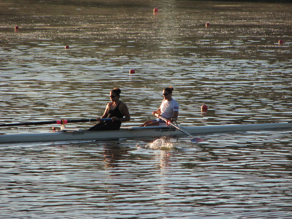 Rowing on Lake Carnegie