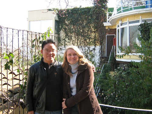 Marina and I at La Chascona, Neruda's House