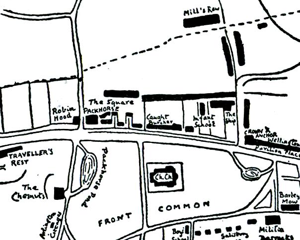 1863 map of Turnham Green,Chiswick