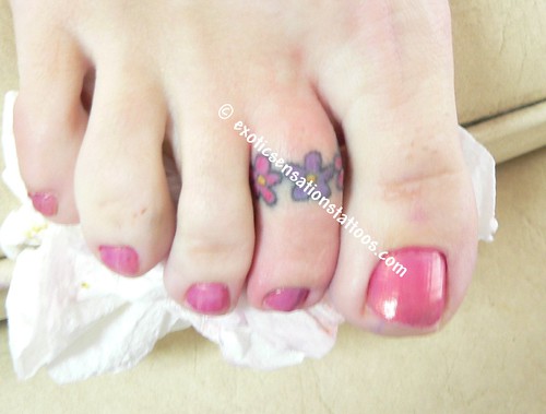 toe ring. Exotic Sensations Tattoos' 