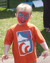 BTP with Spiderman Face Paint